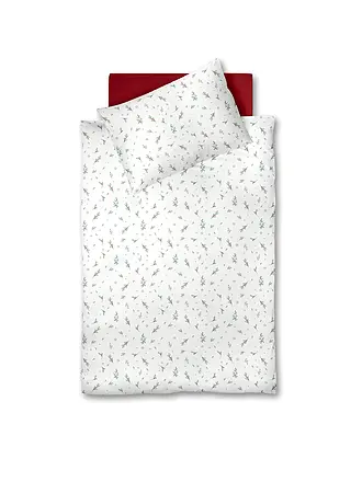 FLEURESSE | Biancheria da letto in flanella 70x90cm/140x200cm ASPEN Snow White | 